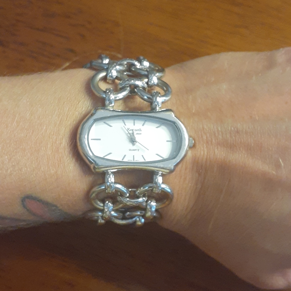 Silver Kenneth Jay Lane Watch